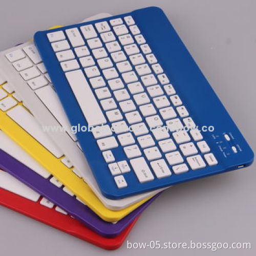 Ultra-thin Wireless Bluetooth Keyboards for iPad 2/3/4, and Other 10" Tablets, Android/Windows/iOS